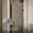 Composed 27-5/8-In28-3/8-In W X 71-1/2-In H Frameless Pivot Shower Door With 3/8-In Crystal Clear Glass And Back-To-Back Vertical Door Pulls-51309330