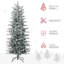 Grand sapin de Noël artificiel pré-éclairé