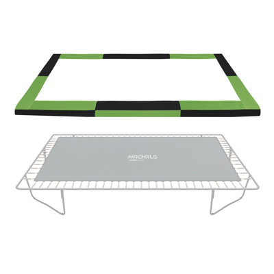 Machrus Upper Bounce Replacement Spring Cover - Safety Pad, Fits Only For Upper Bounce Brand 10 X 17 FT Rectangular Trampoline Frame