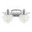  Tecumseh Iron/Glass schoolhouse LED Vanity Light-865946481