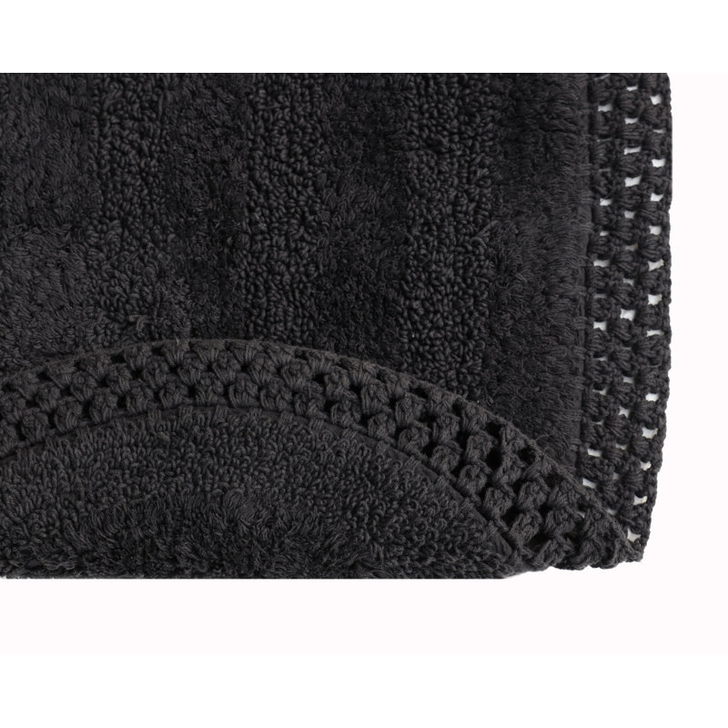Tapis pour salle de bain Adiraica, Noir