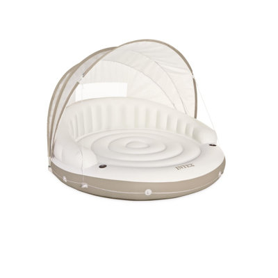 Intex Canopy Island – Inflatable Pool Island with Shade for Ultimate Comfort