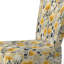 Retro Floral Revival Botanical Pattern II - Upholstered Bohemian & Eclectic Accent Side Chair