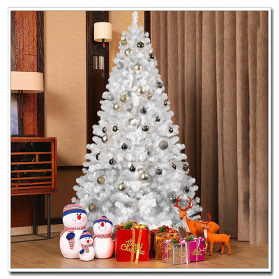 7.5ft White Christmas Tree
