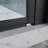 Matte Black Semi- Bi Shower Doors, 33.61 - 35-3/8 In. W X 69.84 H, Clear Glass, Aluminium For Bathroom Elegance And Function H Doors In Black, With Contentment