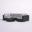 Cristofer Fully Assembled 4 - Person Seating Group with Cushions | Convenient wicker patio sofa-2063829031