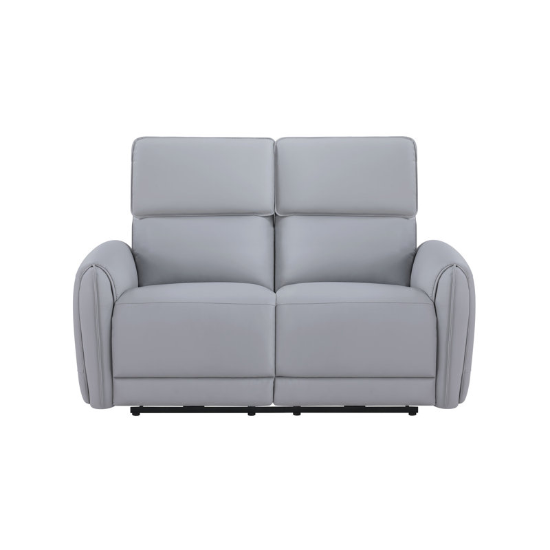 Causeuse électrique en cuir synthétique Jeromie avec port USB