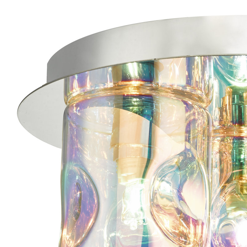 Schreck Glass Flush Mount