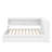 Multifunctional Daybed with Integrated Storage Shelves, Built-in USB Charging Ports, LED Lighting, and Convenience Drawers-22300382