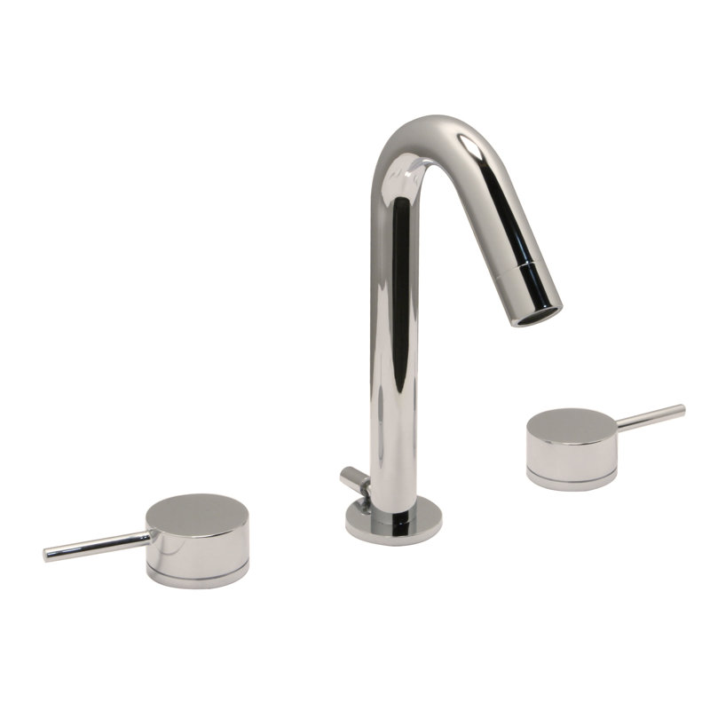 Robinet de salle de bain à large entraxe avec bonde