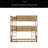 Twin Size Triple Rubber Wood Bunk Bed, With Ladders, Guardrails Detachable Bunk Bed, Twin Over Twin Over Twin-2091925954