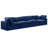 Isyla 158'' Velvet Sofa-87149831