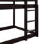 Twin-Size Layered Floor Bunk Bed Complete With Ladder-858171125