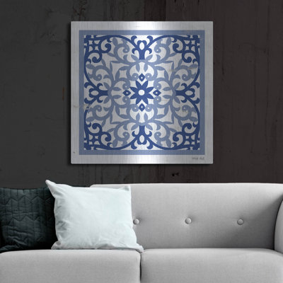 «Blue Tile V» par Cindy Jacobs