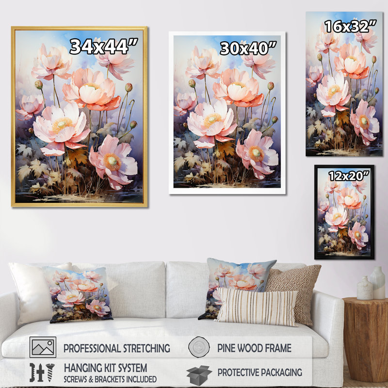 Lotus Dreams sur impression sur toile, Toile tendue, H 32 po x l 24 po x P 1 po