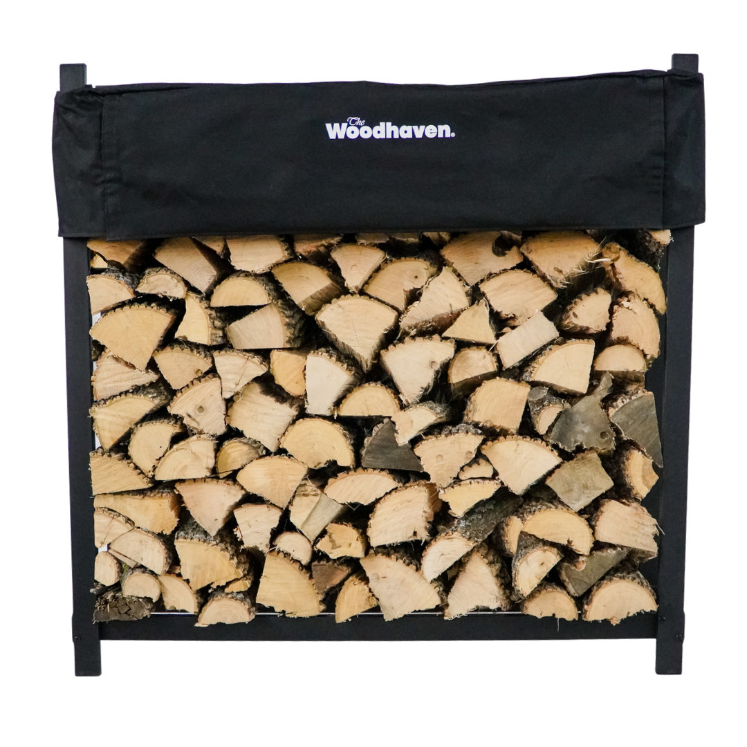 48'' W Metal Log Rack Woodhaven