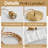  Plug In Pendant Light For Ceiling, 7.09 Inch Vintage Light Fixtures Clear Glass Lampshade Hanging Lights With Plug In Cord Two Ways Switches Industrial Pendant Lights For Bedroom Living Room-1137824824-1137824827