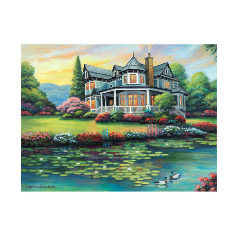 Art sur toile, "Bachelo" par John Zaccheo, H 14 po x l 19 po