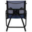 All-Weather PVC-coated polyester Swivel Patio Stools and Deck Chairs with High Back & Armrests-452335376