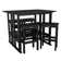 Arbnora Rectangular 4 - Person 54" Long Bar Height Dining Set