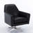 Faux Leather Swivel Armchair-1096712870