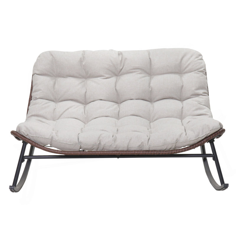Double chaise berçante Papasan