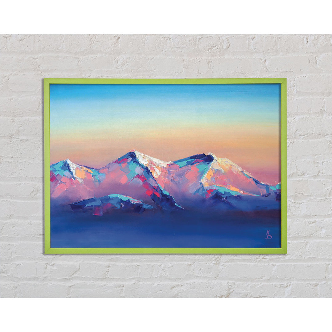 Artha Peak Of The Vibrant Mountains - Einzelner Bilderrahmen Kunstdrucke