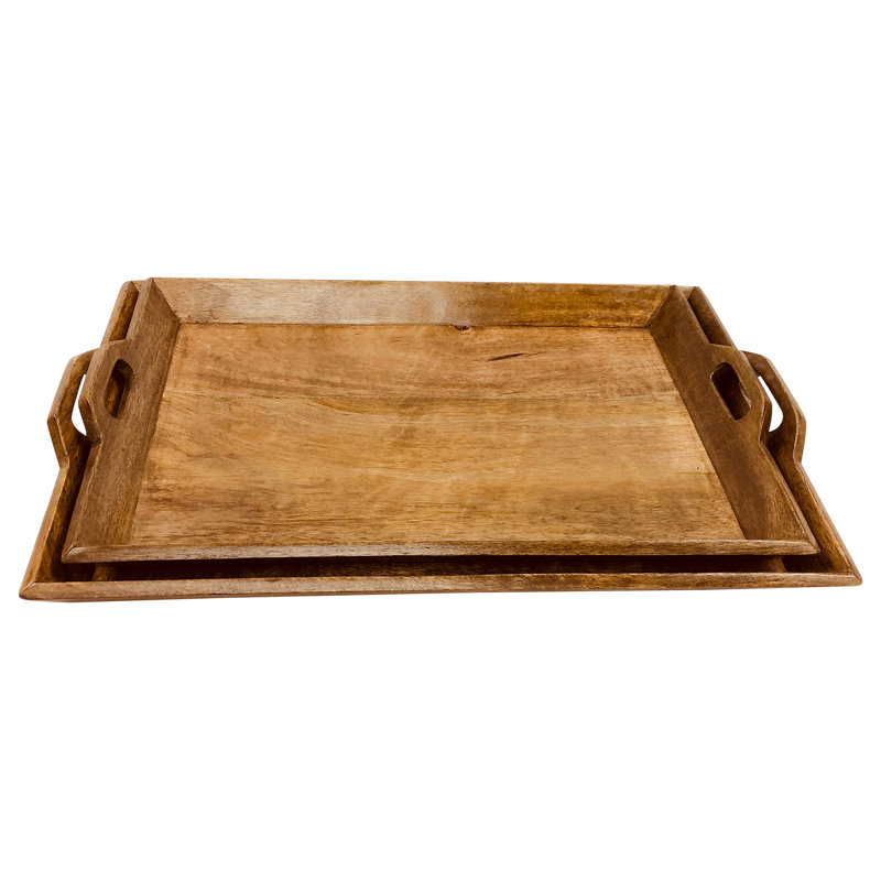 Langdale Solid Wood Tray - Set of 2