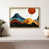 Floating Frame Natural Wood