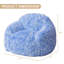 soft faux fur beanbag chair – Foam-padded lounge sofa – With armrests and washable cover – Ideal for bedroom, living room, reading, gaming , 94×96×65cm-1605458701