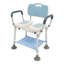 Chaise de douche pour personnes âgées et handicapées, chaise de bain à hauteur réglable