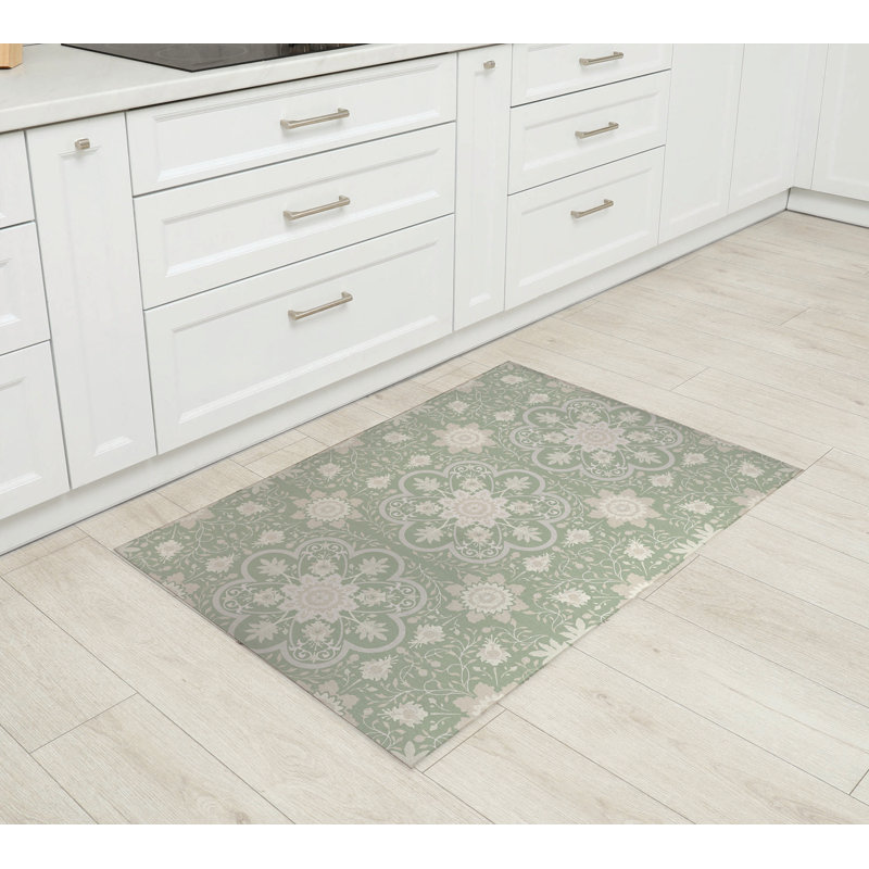Tapis de cuisine Skyler, Sauge, Rectangle 5 pi x 7 pi