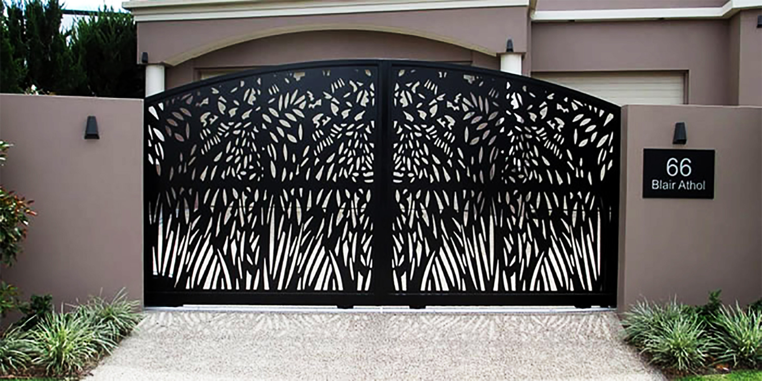 TAIMCO Model 184 BLACK Metal Gate - Wayfair Canada