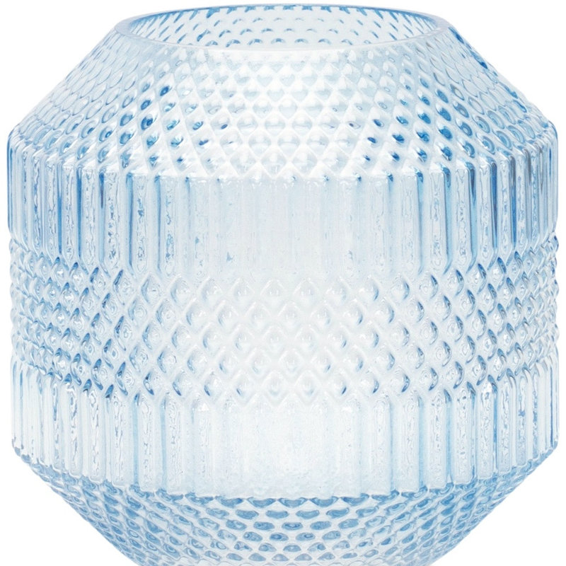 Vase de table 8 ", H 6,5 po x l 6,5 po x P 6,5 po