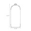 Miroirs pleine grandeur en bois manufacturé arqué-129932031