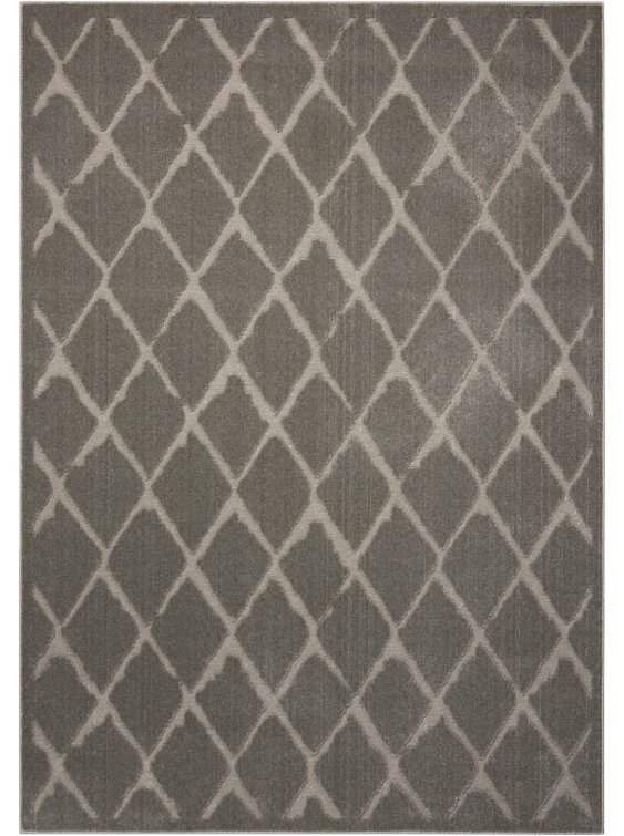Gleam Geometric Area Rug in Gray
