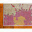 Tapis rose à motif abstrait Elvia-19384311