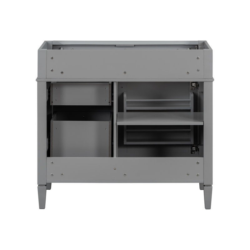 Bathroom Vanity Without Top Sink, Grey