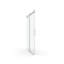 Porte de douche sans cadre à fermeture en douceur de 56 po à l 60 po x H 76 po, verre trempé 1/4 po (6 mm) avec revêtement antidéflagrant