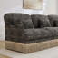 Canapé en chenille à imprimé léopard avec repose-pieds modulaire et conception ergonomique-1161534850