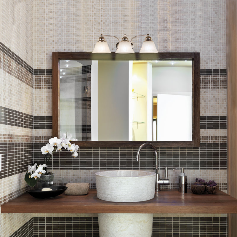 Terrera 3-Light Dimmable Chrome Vanity Light