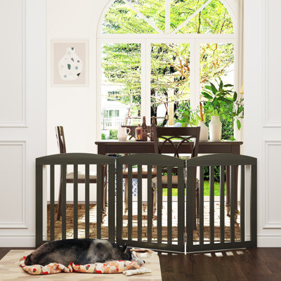 3-Panel Wooden Dog Gate