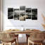 Ensemble 5 pièces Pop Rocky Beach sur toile-1506851010