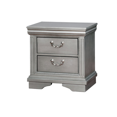 Table de chevet 2 tiroirs Manius