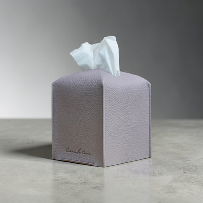 Modern PU Leather Tissue Box Cover