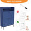 Space-Saving Slim Shoe Cabinet for Closet Storage - Vertical Narrow Footwear Organizer for Wardrobe - Modern Minimalist Shoe Rack, Easy Assembly-1449765208