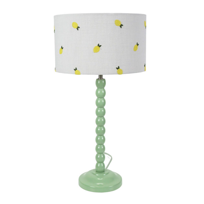Smeltertown Wood Table Lamp, Green, No