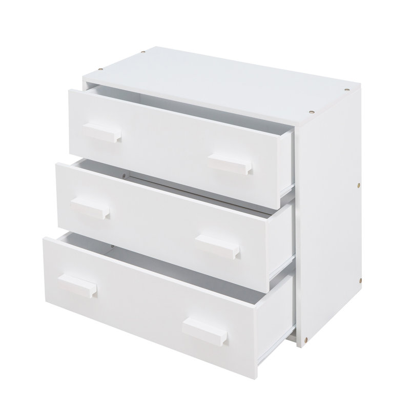 Lit mezzanine simple avec armoire et tablette
