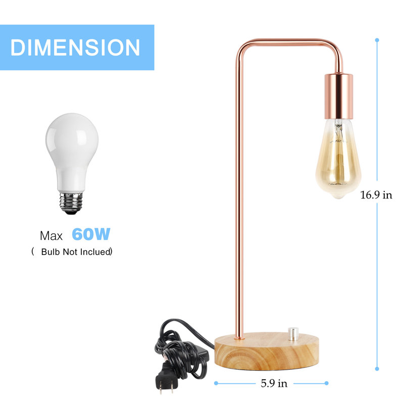 Wood Desk Lamp