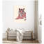 «Trendy Tiger» par Honey Island Studio, reproduction d'art sur toile encadrée